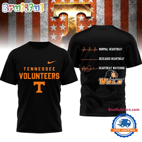 Tennessee Volunteers NCAA Heartbeat Unisex 3D Shirt