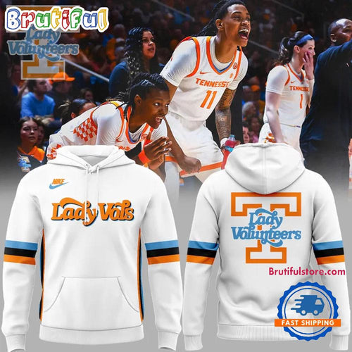 Tennessee Volunteers Women’s Baskeball Special New Lady Vols 2025 White Hoodie