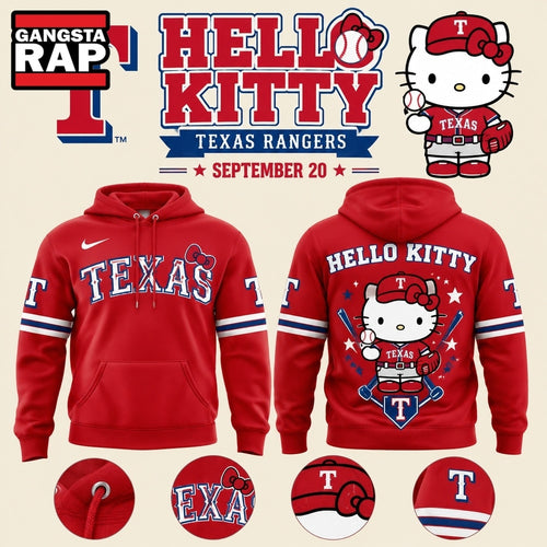 Texas Rangers x Hello Kitty 2026 Special New Hoodie