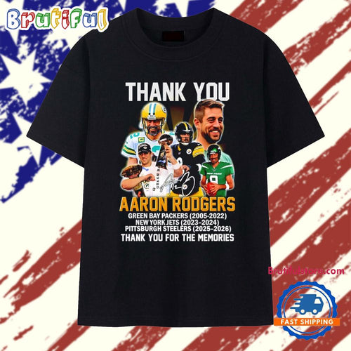 Thank you Aaron Rodgers Packers Jets Steelers signature T Shirt