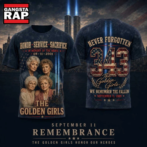 The Golden Girls Tribute 911 Twin Towers Memorial 3D Shirt