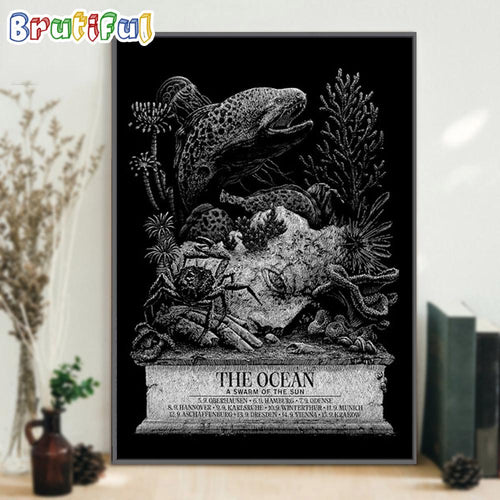 The Ocean A Swarm Of The Sun Tour 2024 Wall Art Poster Canvas