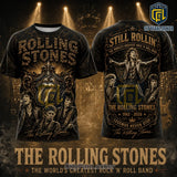 The Rolling Stones 1962-2026 Gold Anniversary T-Shirt