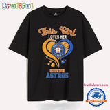 This Girl Loves Her Houston Astros Heart Diamond T Shirt