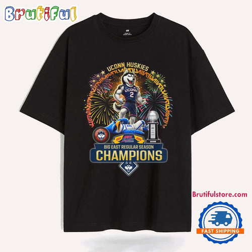 Unconn Huskies Big East Regular Season Champions 2025 New T Shirt