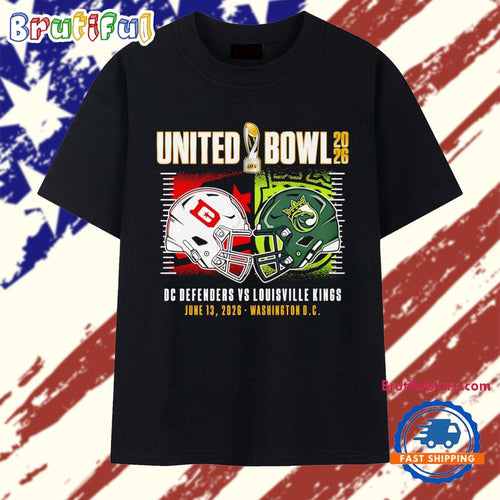 United Bowl 2026 DC Defenders vs Louisville Kings June 13 2026 Washington DC T Shirt