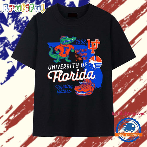 University of Florida Fighting Gators Chomp Chomp Chomp T Shirt