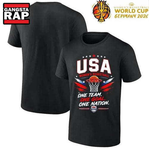 USA Basketball One Team One Goal One Nation FIBA Women’s Basketball World Cup T Shirt