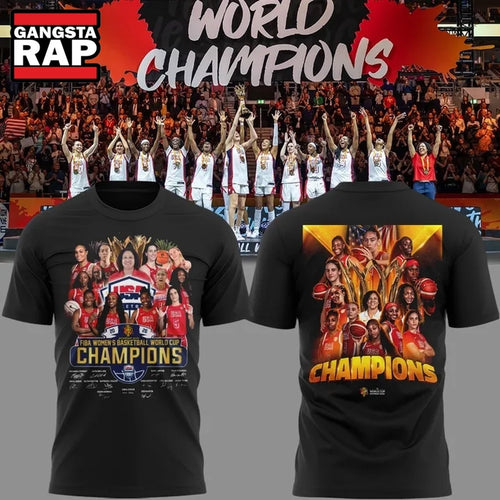 USA FIBA Women’s Basketball World Cup Champion 2026 T Shirt