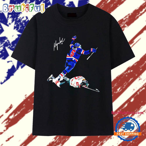 Usa Hockey Champions Golden Goal signature T Shirt