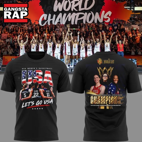 USA Women’s Basketball 2026 FIBA World Cup Champions 3D Shirt