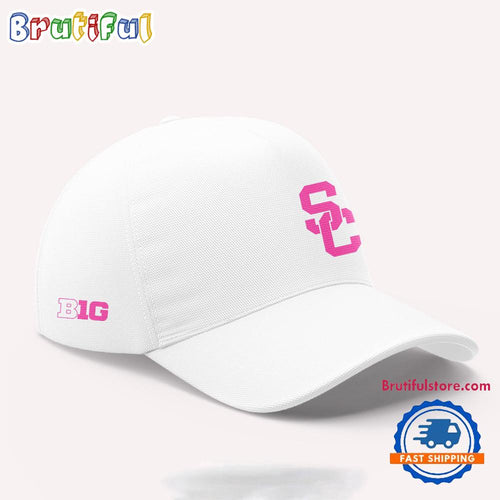 USC Trojans Women’s Basketball Beat Cancer Limited Edition White Cap Hats