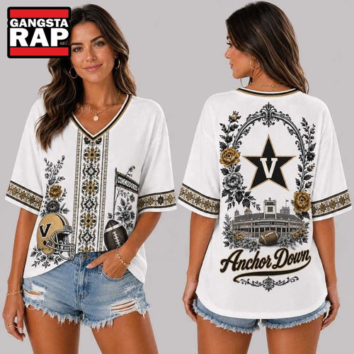 Vanderbilt Commodores NCAA Collegiate Pride Collection V Neck T Shirt