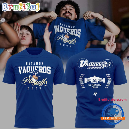 Vaqueros de Bayamon 2025 Play Offs BSN T Shirt