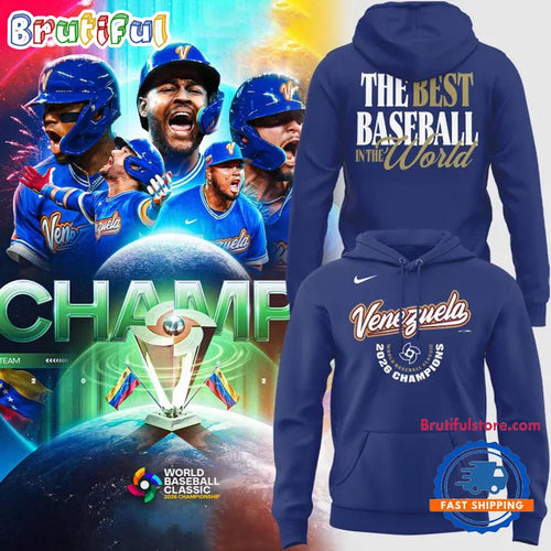 Venezuela Baseball World Baseball Classic Champions Royals 2026 Hoodie T-Shirt