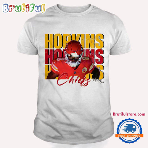 Vintage Deandre Hopkins 8 Kansas City Chiefs Football Players Super Bowl 2025 T Shirt