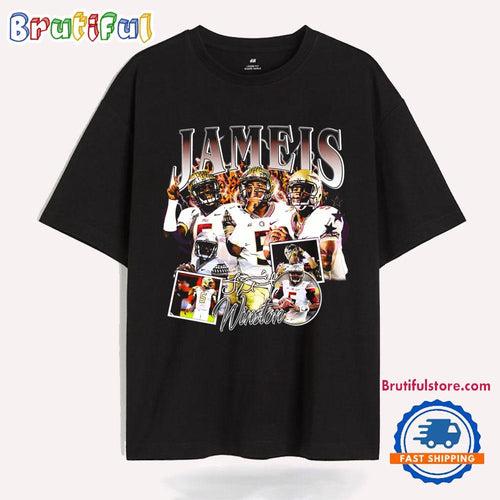 Vintage Jameis Winston Cleveland Browns Signature T Shirt