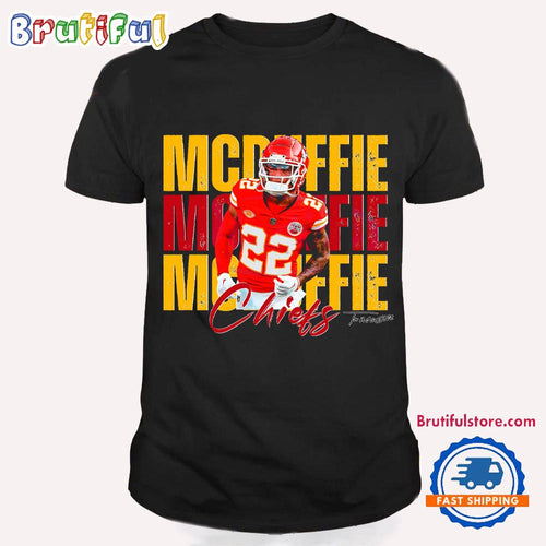 Vintage Trent Mcduffie 22 Kansas City Chiefs Football Players Super Bowl 2025 T Shirt