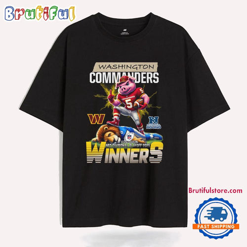 Washington Commanders NFC Playoff 2025 Winners T Shirt