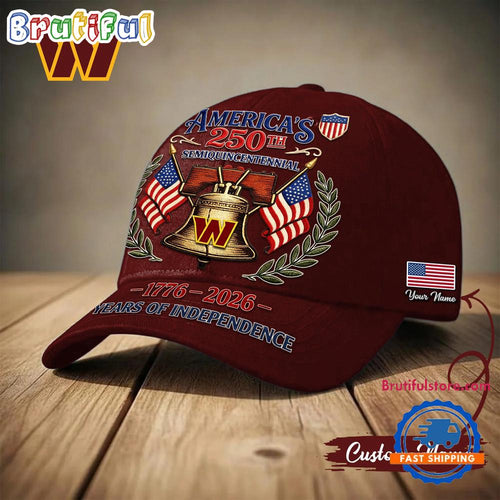 Washington Commanders NFL 1776-2026 Years Of Independence Classic Cap