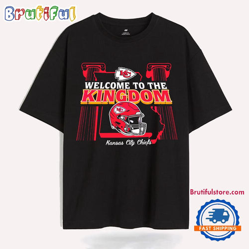 Welcome To The Kingdom Kansas City Chiefs Helmet T Shirt
