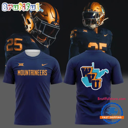 West Virginia Mountaineers Throwbacks 1965 Moutaineers Wordmark Limited T Shirt