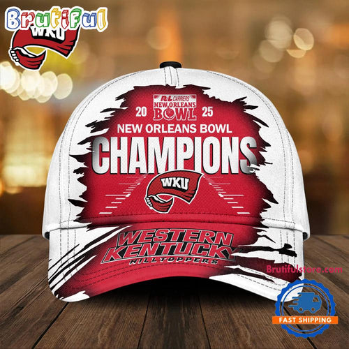 Western Kentucky Hilltoppers 2025 NCAA New Orleans Bowl Champions Classic Cap