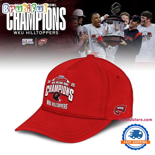 Western Kentucky Hilltoppers 2025 New Orleans Bowl Champions Special New Cap