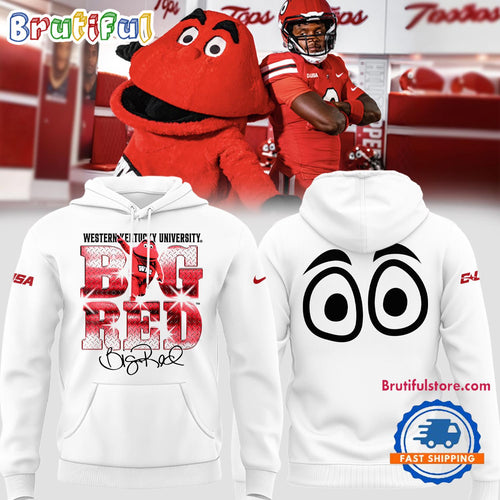 Western Kentucky Hilltoppers Football Big Red Hoodie T-Shirt