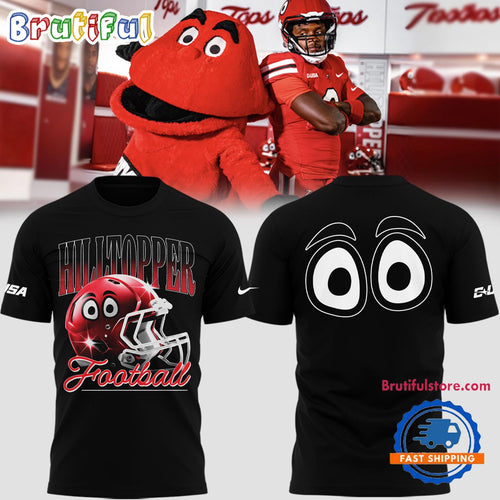 Western Kentucky Hilltoppers Football New 2024 Black T Shirt