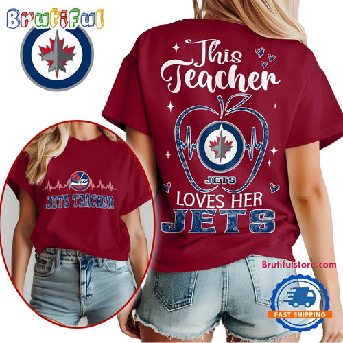 Winnipeg Jets NHL Nurse Appreciation Month Unisex All Over Print T Shirt