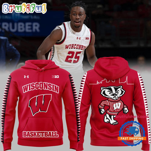 Wisconsin Badgers Basketball 2024 Limitted New Design 3D Shirt