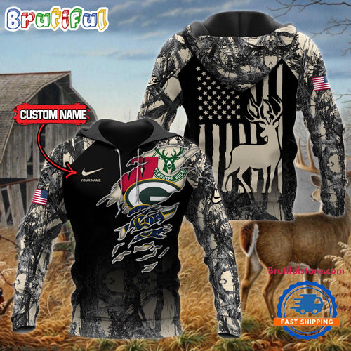 Wisconsin Sports Hunting Style New 2024 Hoodie, Wisconsin Hunting Shirt