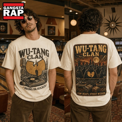 Wutang Clan Bring Da Ruckus, Raw Beats Street Wisdom, Hip Hop Fan Gift 3D Shirt