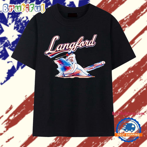 Wyatt Langford Texas Rangers slugger swing T Shirt