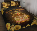 Hippie Quilt Bedding Set - Peaceful Freedom Bedding Style