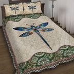 Hippie Quilt Bedding Set - Colorful Energy Quilt Set