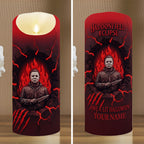 Personalized Michael Myers Led Candle – TMTHU1180
