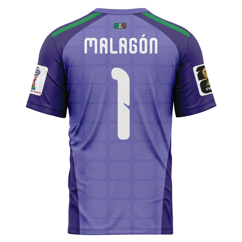 Malag?n 1 AOP T-Shirt 2026 World Cup Mexico Away Goalkeeper