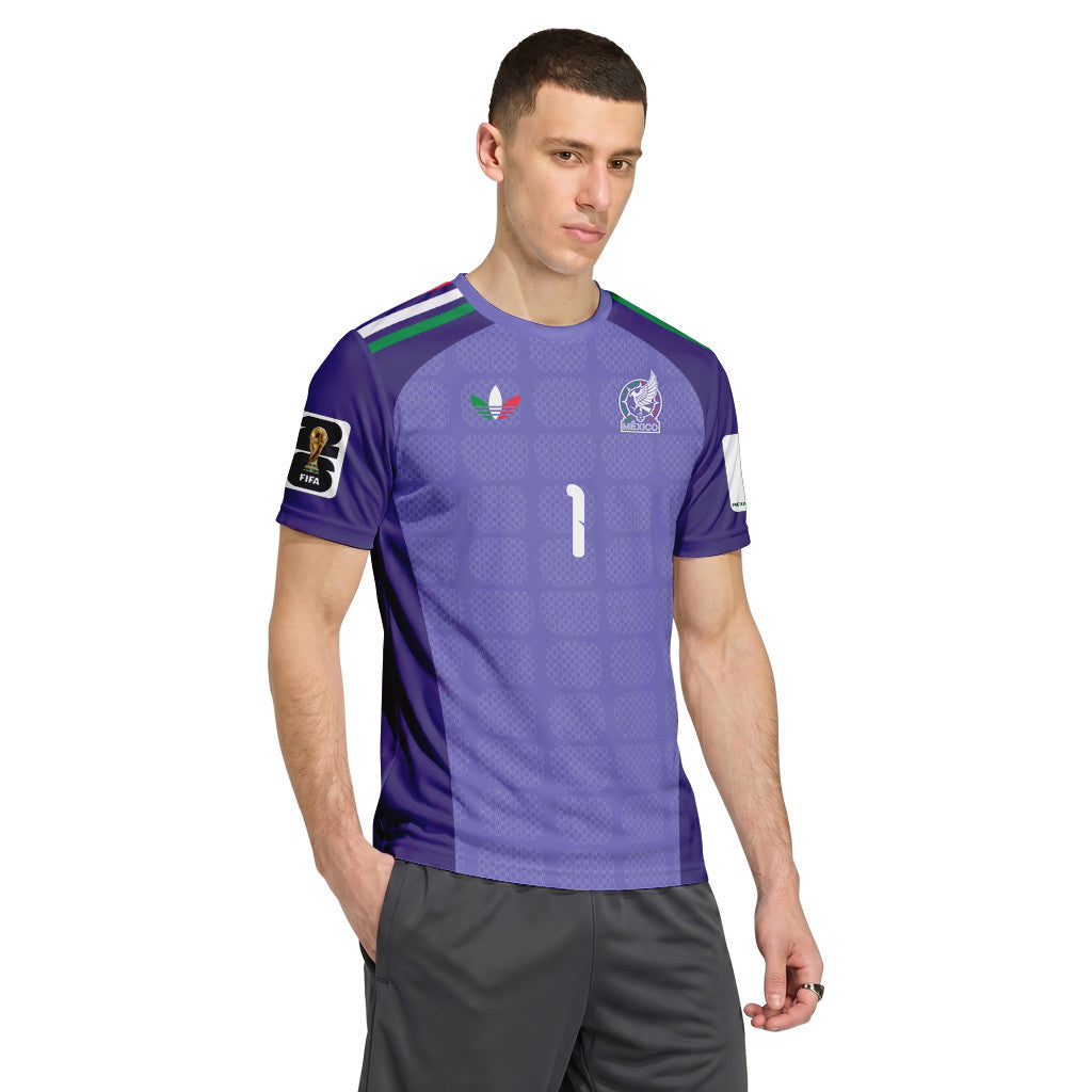Malag?n 1 AOP T-Shirt 2026 World Cup Mexico Away Goalkeeper