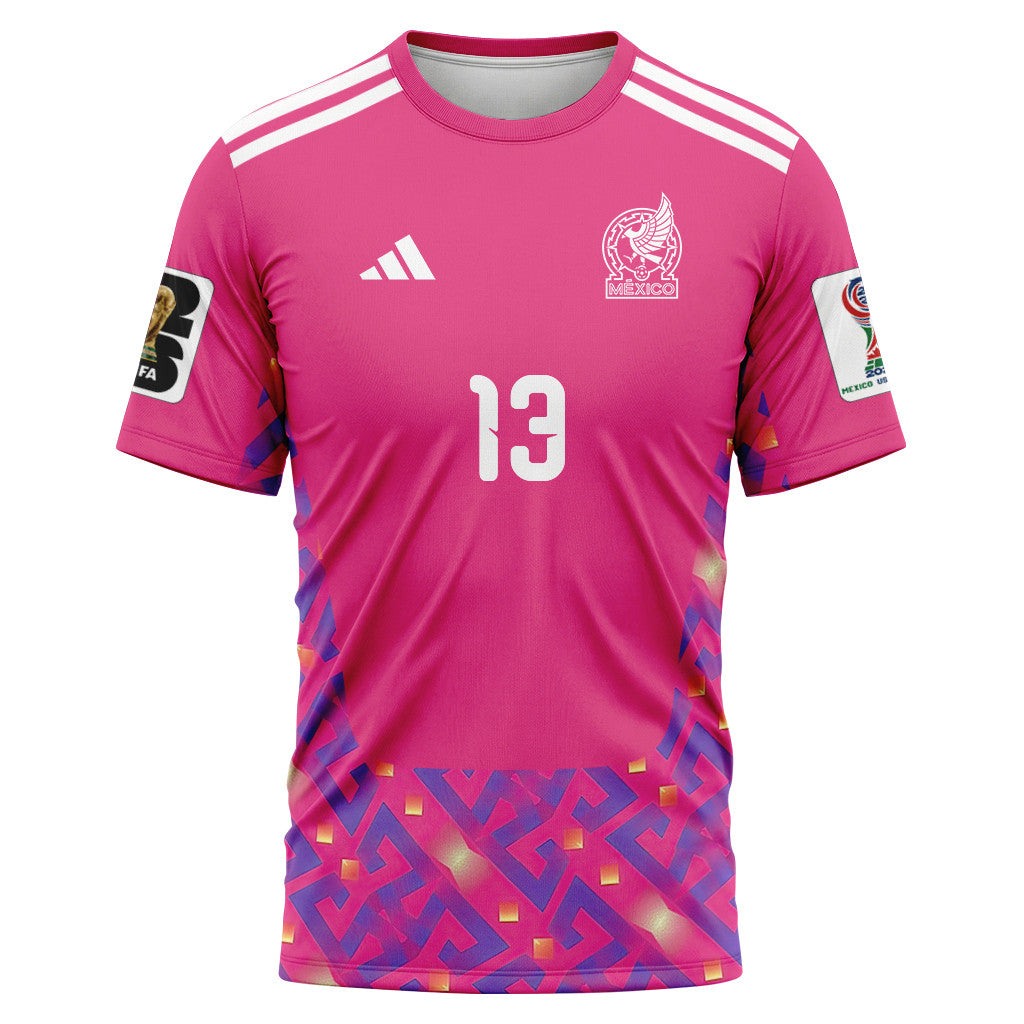 Ochoa 13 AOP T-Shirt 2026 World Cup Mexico Home Goalkeeper