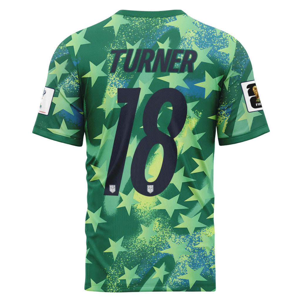 Turner 18 USA 2026 World Cup Home Goalkeeper AOP T-Shirt