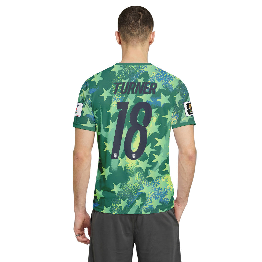 Turner 18 USA 2026 World Cup Home Goalkeeper AOP T-Shirt
