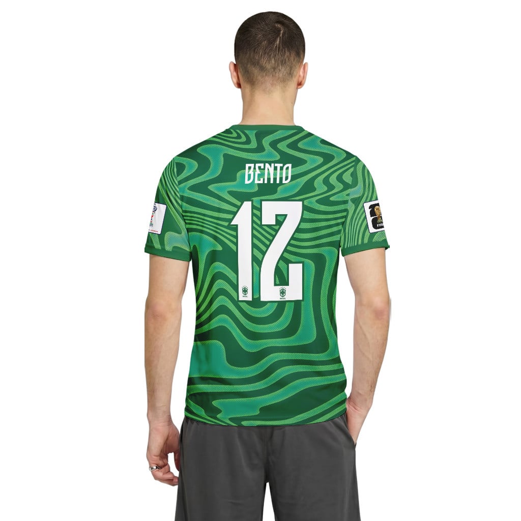 Bento 12 Brazil 2026 World Cup Home Goalkeeper AOP T-Shirt