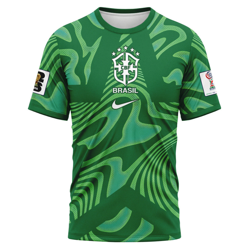 Brazil 2026 World Cup Home Goalkeeper AOP T-Shirt