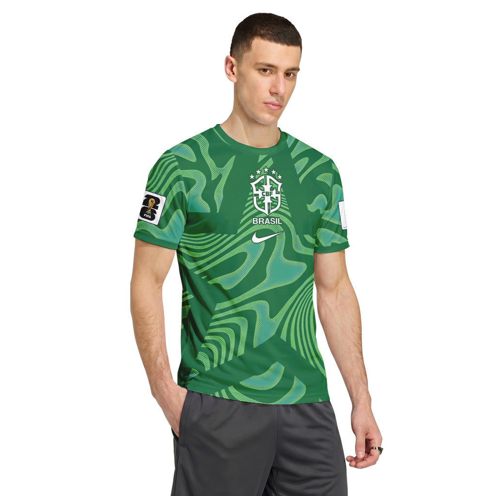 Brazil 2026 World Cup Home Goalkeeper AOP T-Shirt