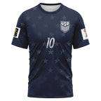 Christian Pulisic 10 2026 World Cup USA Away AOP T-Shirt