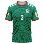 C?sar Montes 3 AOP T-Shirt 2026 World Cup Mexico Home
