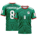Carlos Rodr?guez 8 AOP T-Shirt 2026 World Cup Mexico Home