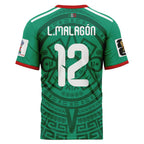 Luis Malag?n 12 AOP T-Shirt 2026 World Cup Mexico Home